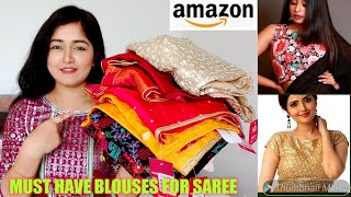 Amazon Must Have Designer Blouse || Blouses For Silk, Banarasi Saree's #Amazon