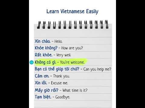Learn Vietnamese easily