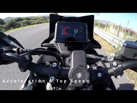 2023 KTM 890 SMT Akrapovic | Acceleration & Top Speed test! | GoPro POV Pure Sound |