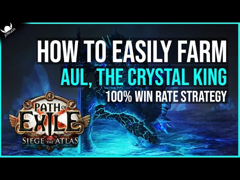 HOW TO EASILY FARM AUL, The Crystal King - 100% Win Rate - 3.17 Archnemesis League - Path of Exile