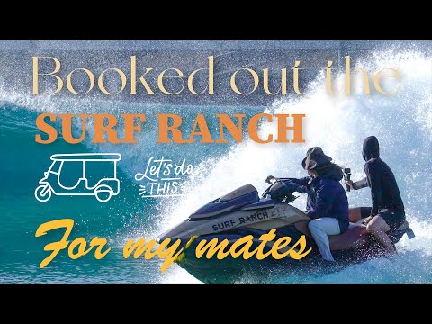 Surfing Kelly Slater's Surf Ranch with mates!