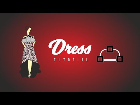 Corel Draw Dress Tutorial & Speed Art Illustration | 3 Points Curve Tool | Chesta Designs