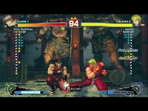 Kiryu Tsukimiya [Guy] vs kazu63 [Ken] SSF4 Japanese Online Ranked Matches - TRUE-HD