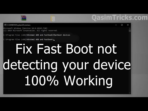 How to Fix Fastboot device not detected - Fastboot Waiting for device fixed