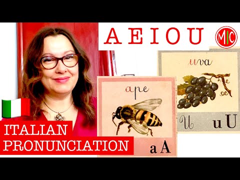 How to pronounce ITALIAN VOWELS - A E I O U | LEARN ITALIAN PRONUNCIATION