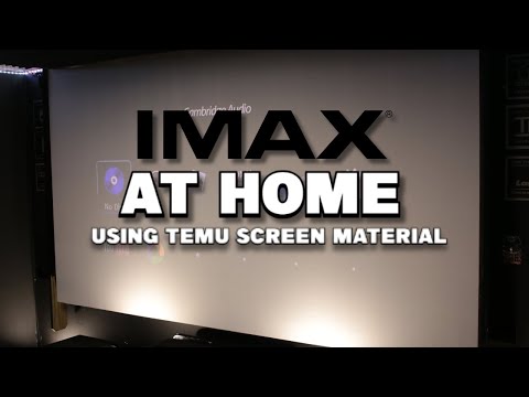 I Built an ENDGAME 128" Projector Screen with Temu Material and the Outcome is Shocking!