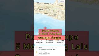 Download lagu Pusat Gempa Hari ini 5 Menit Yang Lalu Jogja mp3