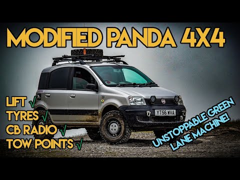 Lifted off road Panda 4x4 walkaround (all mods explained)
