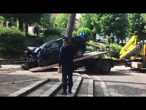 Accident în Parcul Central din Sfântu Gheorghe