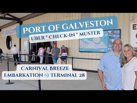 Thumbnail for Carnival Breeze Embarkation Day 2025 | Full Walkthrough at Galveston Terminal 28 Formerly Terminal 2