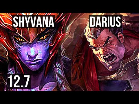 SHYVANA vs DARIUS (TOP) | 8/1/3, 1.5M mastery, 800+ games, Legendary | NA Diamond | 12.7