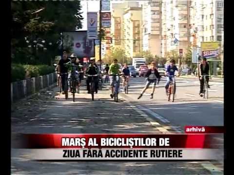 Marş al bicicliştilor de Ziua fără accidente rutiere