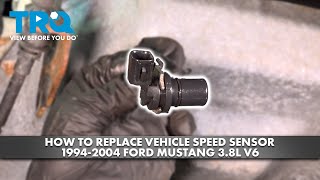 How to Replace Vehicle Speed Sensor 1994-2004 Ford Mustang 3.8L V6