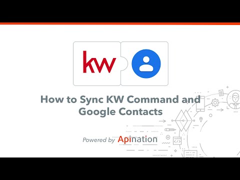 How to connect KW Command to Google Contacts