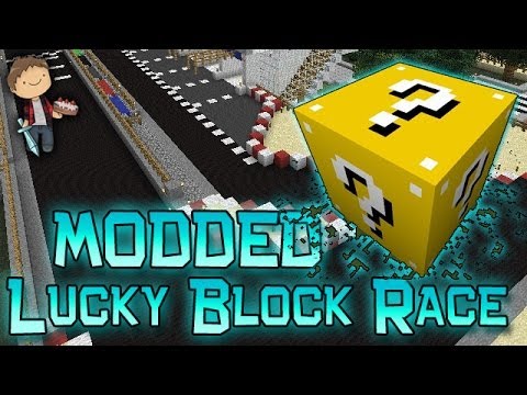 Minecraft: Lucky Block Race! Modded Mini-Game w/Mitch & Friends!
