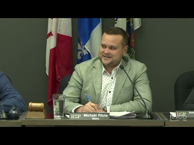 Conseil de ville Baie-Saint-Paul – 14 novembre 2022