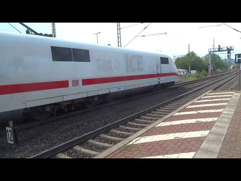 Einfahrt ICE 690 nach Hamburg Altona in Eisenach