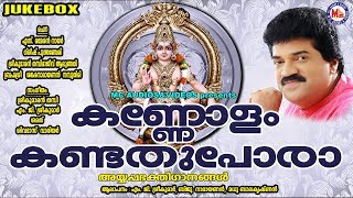 കണ്ണോളം കണ്ടത് പോരാ | Kannolam Kandathu Pora | MG Sreekumar Ayyappa Devotional Songs | Hindu Songs