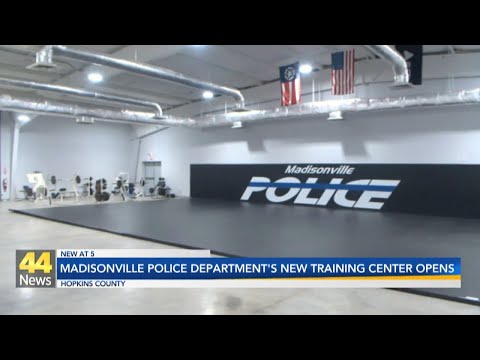 An inside look of the brand new Madisonville Police Department training center
