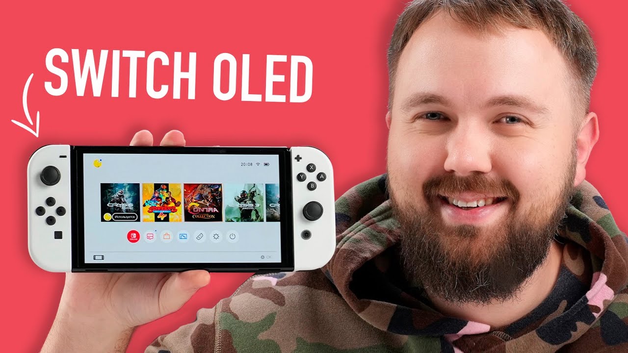Игровая приставка Nintendo Switch Oled 64 Гб, Белый