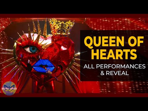 Queen Of Hearts (Jewel) | All Performances & Reveal | The Maksed Singer US Winner