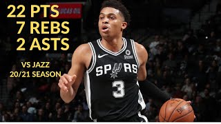 [高光] Keldon Johnson 22 Pts 7 Rebs 2 Asts 