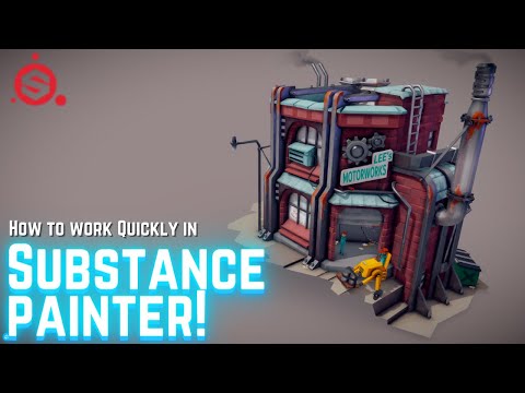 Using Substance Painter to Texture Stylized Models REALLY Fast