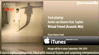 Armin van Buuren feat. Sophie - Virtual Friend (Acoustic Mix)