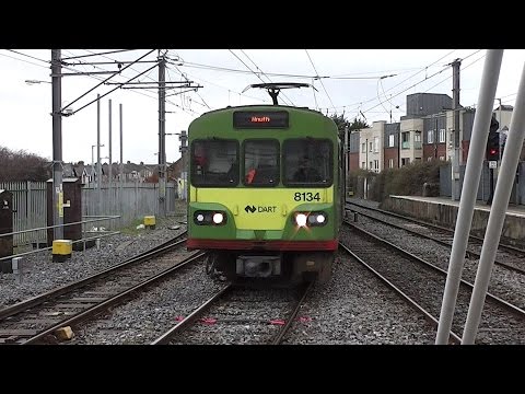 IE 8100 Class Dart Train number 8134 - Howth Junction & Donaghmede