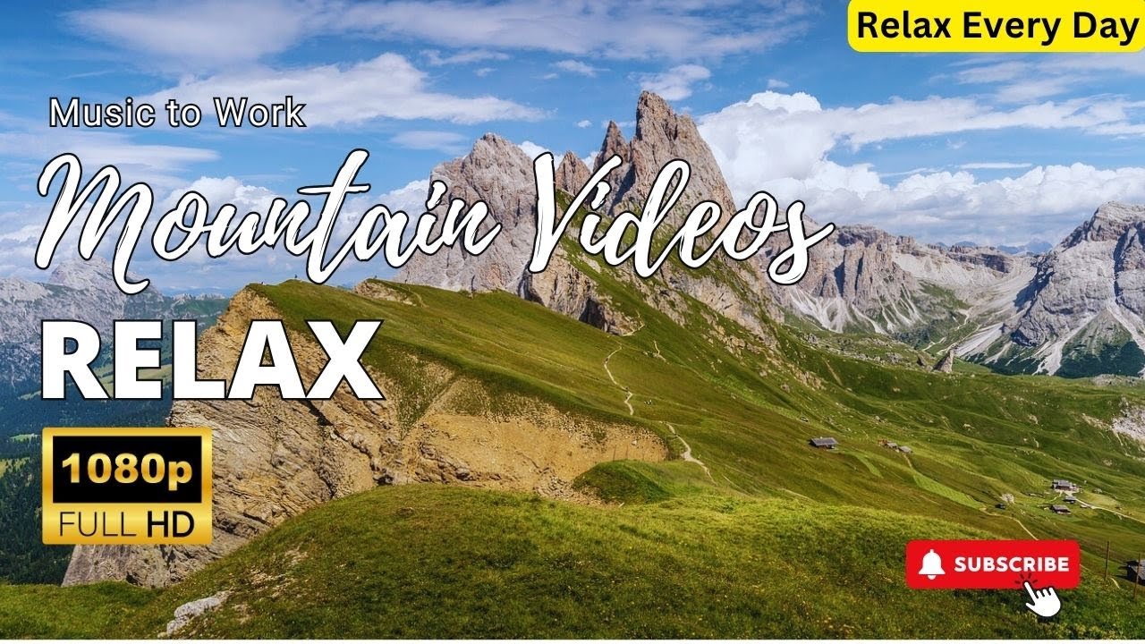 Norway Ultra HD Drone Mountain Video Footage-⛰️Mountains And Landscapes With Relaxing piano Music