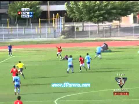 Egypt U20 against Netherland U21 Toulon youth Festival 2009