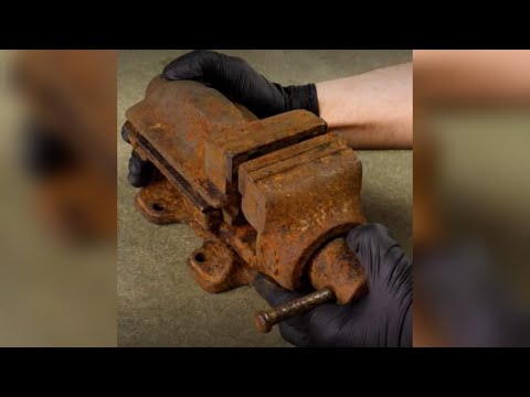 Old and Rusty Vice Restoration
