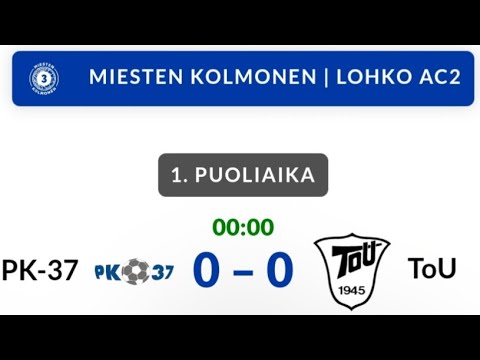 PK-37 - ToU, miesten kolmonen, 24.07.2024