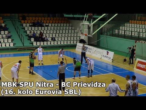 MBK SPU Nitra - BC Prievidza (16. kolo Eurovia SBL)