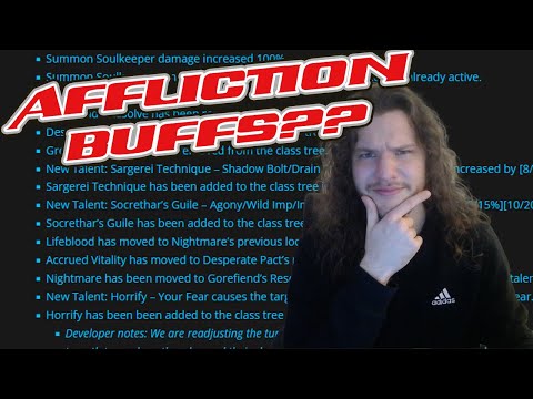 Dragonflight  10.0.7 Patch Notes PVP Is Affliction Going to Be Overpowered?