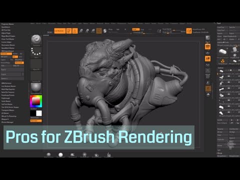 ZBrush Image Based Lighting 001: Pros for Native ZBrush Rendering