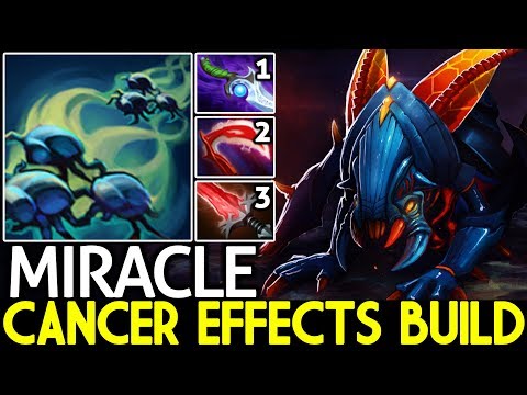 MIRACLE [Weaver] Try Hard Carry Gameplay Cancer Effects Build 7.24 Dota 2