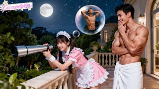 A Garota Pobre Tentou Espiar O CEO No Banho, Mas Ele Estava Atrás & Se Apaixonou Pela Travessura!