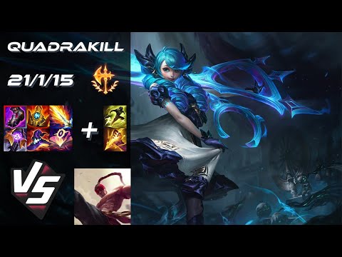 JUNGLE Gwen vs Lee Sin [QUADRAKILL] - EU Grandmaster Patch 25.S2.8