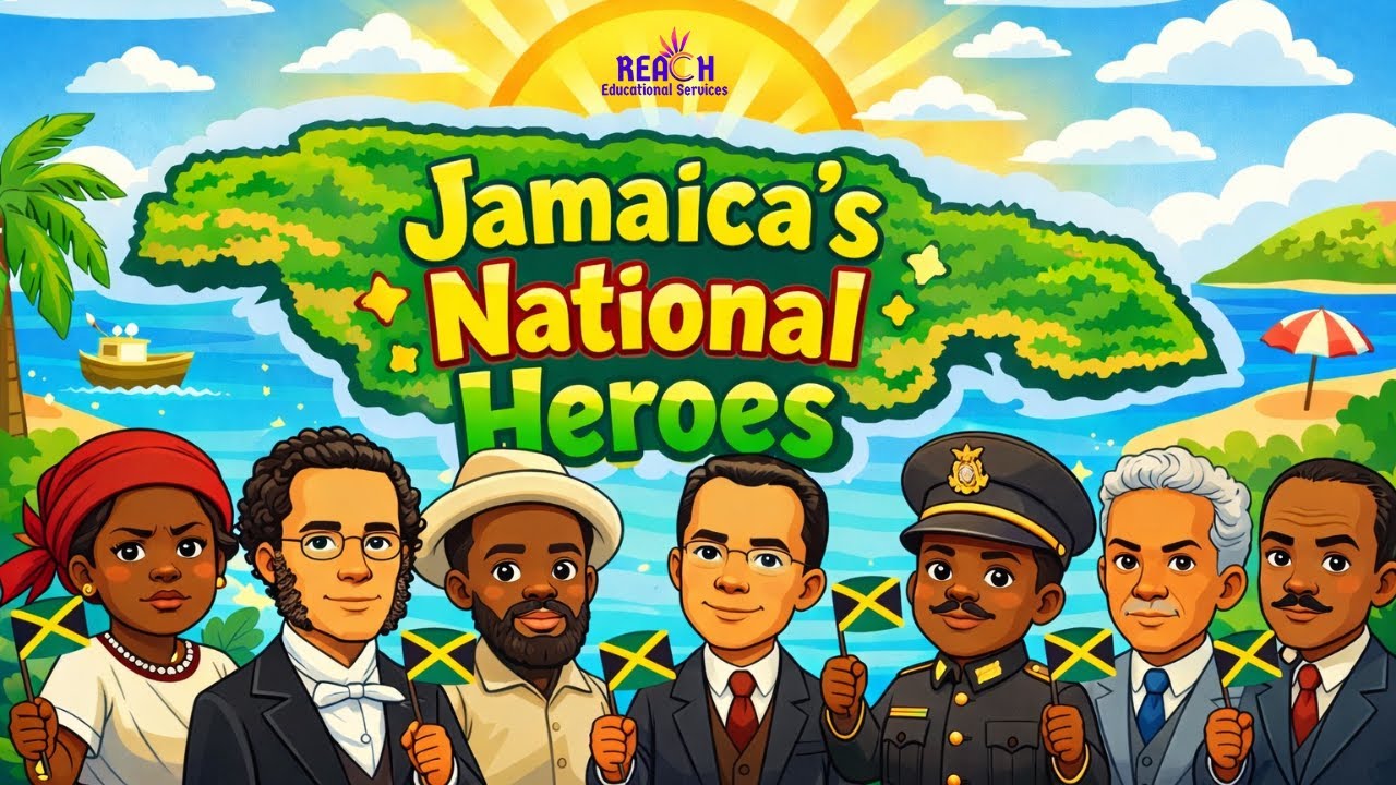 Jamaica’s National Heroes 🇯🇲 | Fun Animated Song for Kids