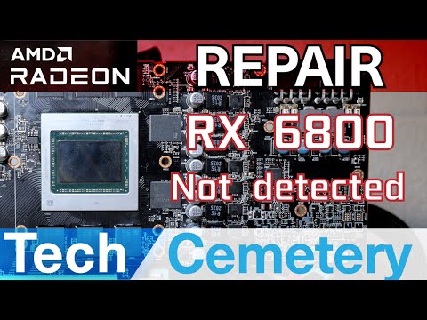 Sapphire RX 6800 Pulse Graphics Card Repair - Not Detected