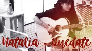 Natalia cantando "Quédate" en la academia junto a Miki - OT 2018