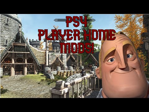 Skyrim ps4 mods! best Skyrim player home mods! skyrim mods 2021