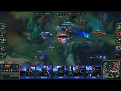 League of Legends World Championship Quarter-Finals Flash Wolves vs Origen