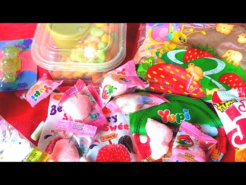 How to Open Snacks And Some Lots of Candies, Yupi, Ranjani - Elta ASMR #536