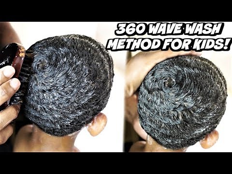 MY 360 WAVE WASH METHOD FOR KIDS! GET YOU WAVES IN NO TIME!!! *NO CLICK BAIT*