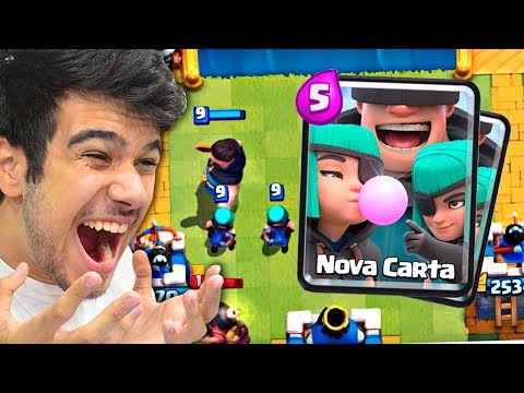 Testei a NOVA CARTA PATIFES no Clash Royale!! MUITO APELONA!!