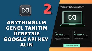AnythingLLM - Ücretsiz Google API Key Alın