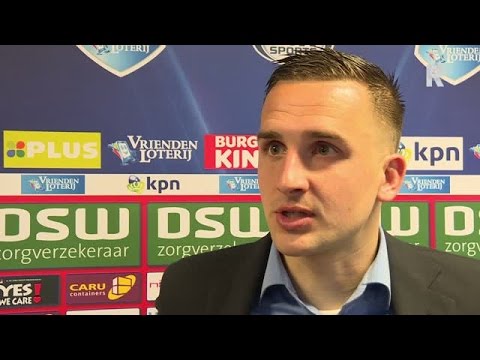 Jeff Stans na afloop van Excelsior - Heracles Almelo