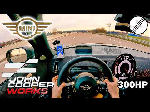 2025 Mini Countryman JCW Top Speed German Autobahn POV